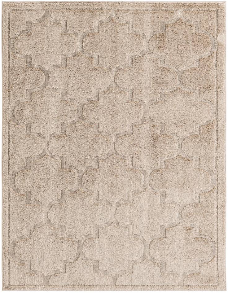 Detail image of 5' x 8' Lattice Shag Rug