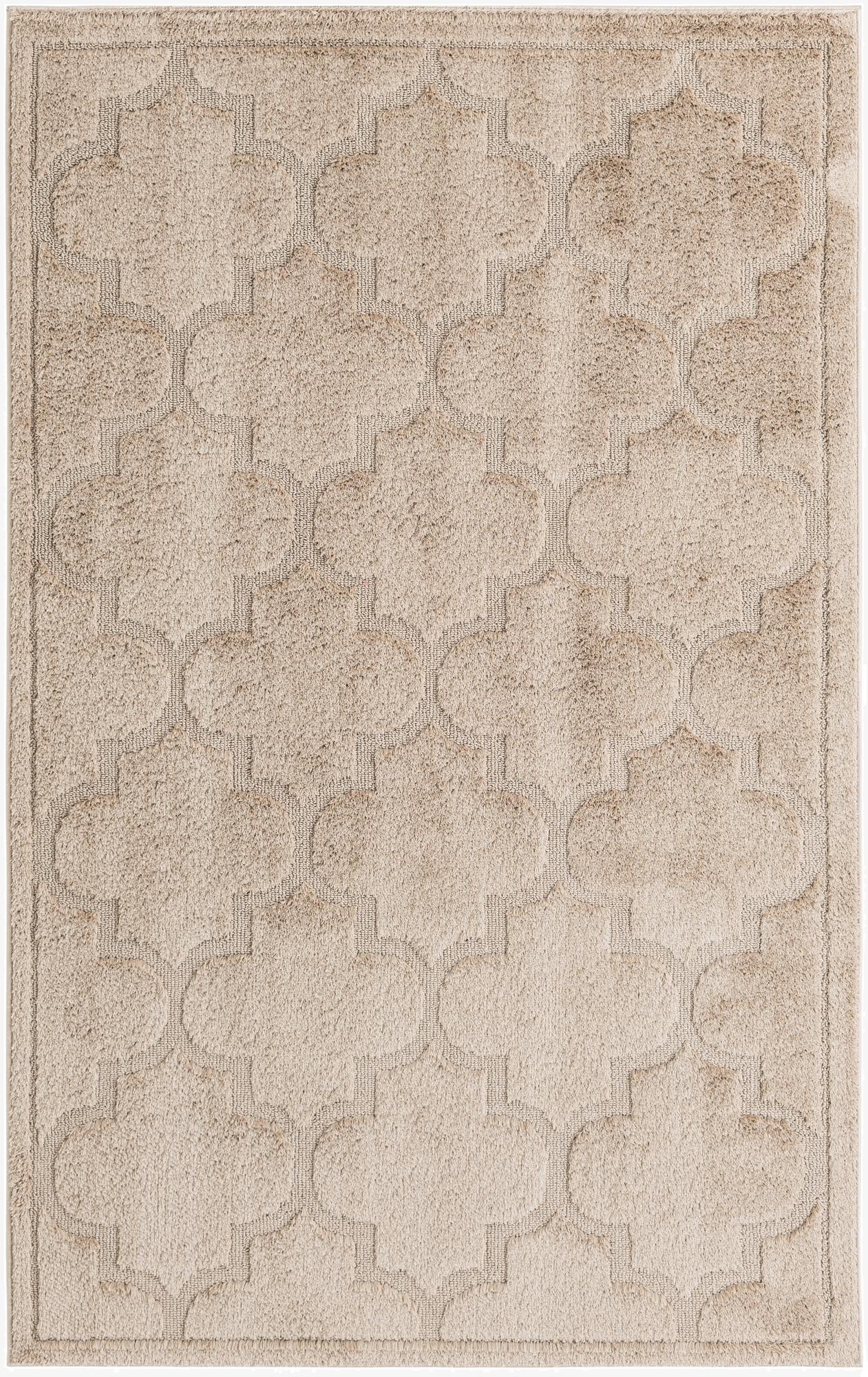  5' x 8' Lattice Shag Rug