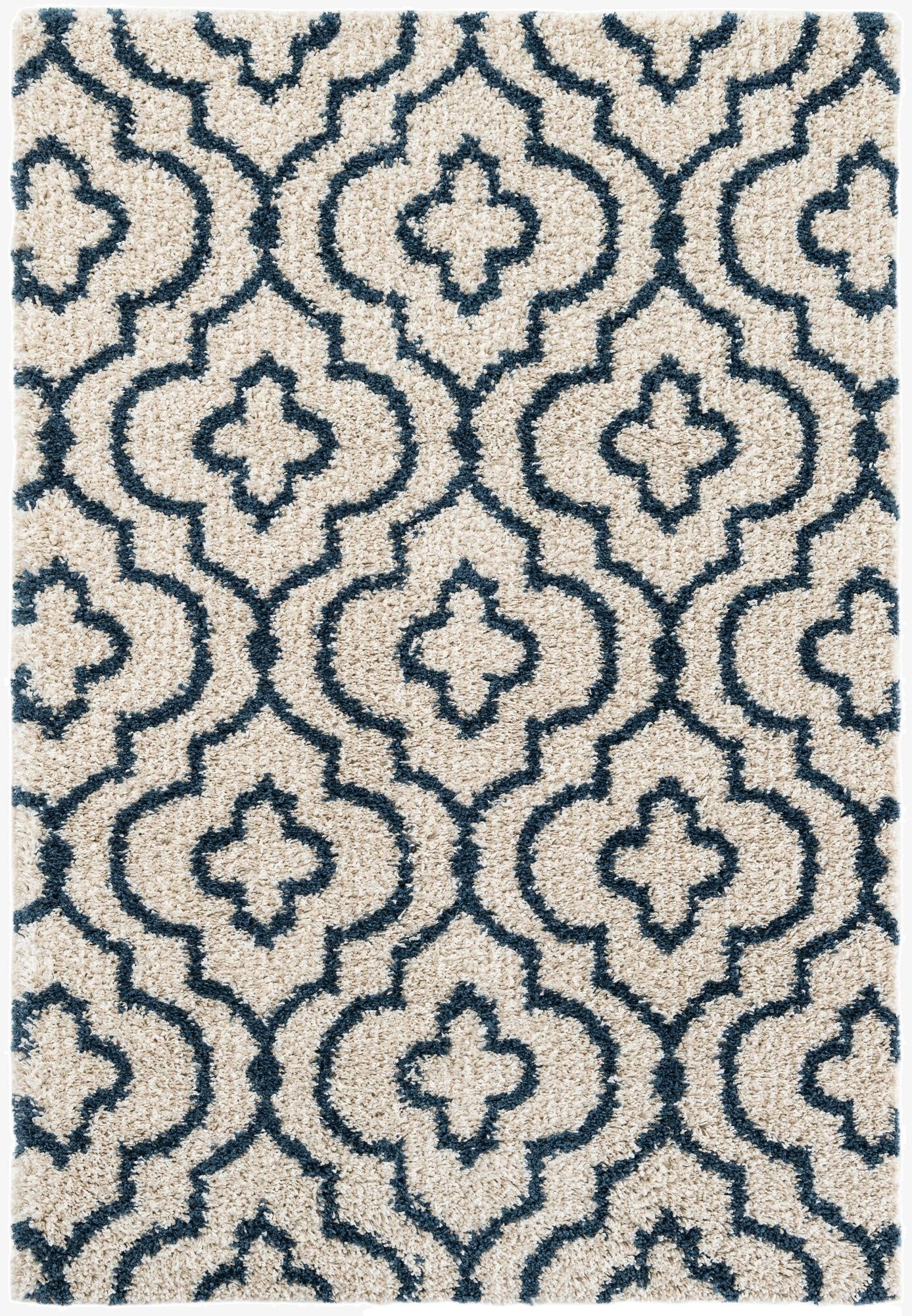  5' 3 x 7' 8 Lattice Shag Rug