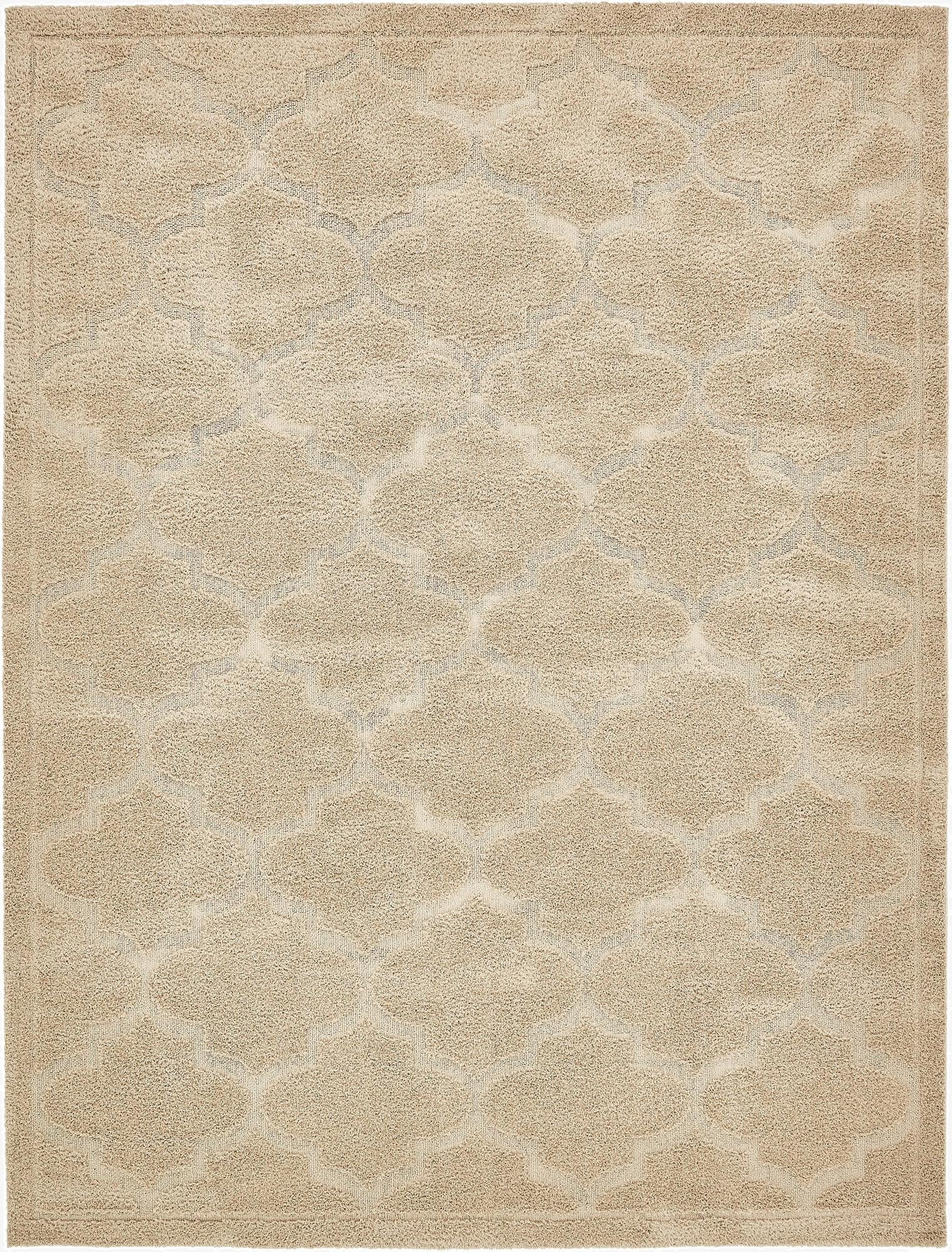  9' x 12' Lattice Shag Rug