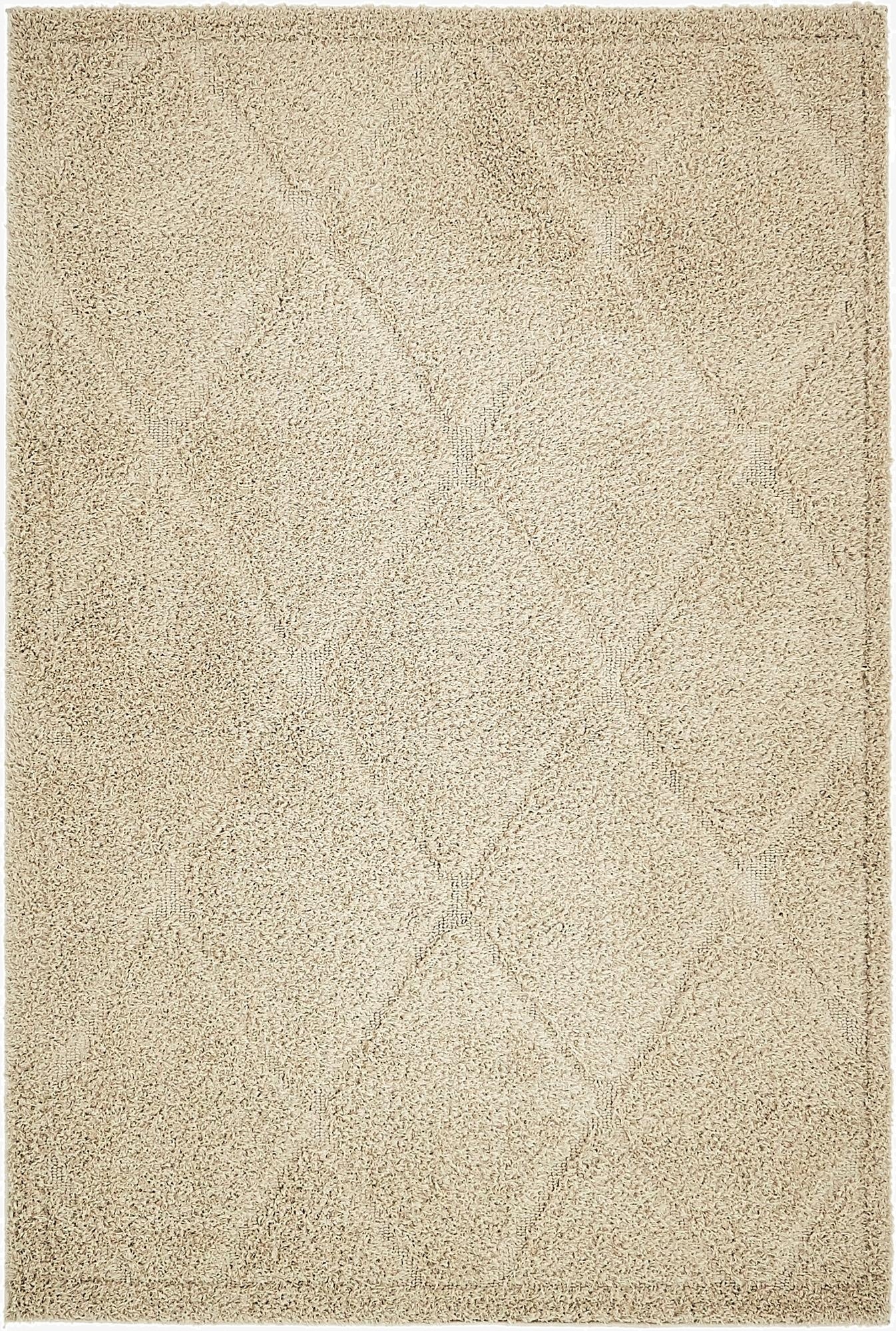  4' x 6' Lattice Shag Rug