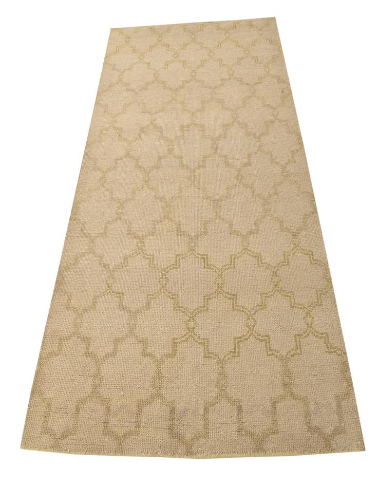 Detail image of  5' x 7'  Hand Knotted Luna Wool Rug