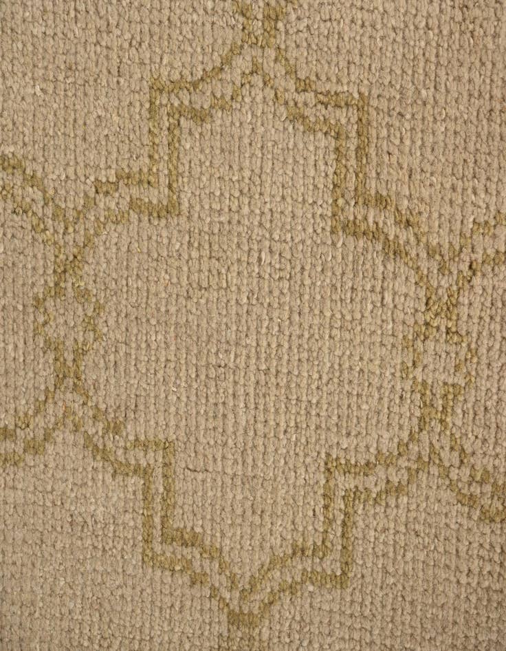 Detail image of  5' x 7'  Hand Knotted Luna Wool Rug