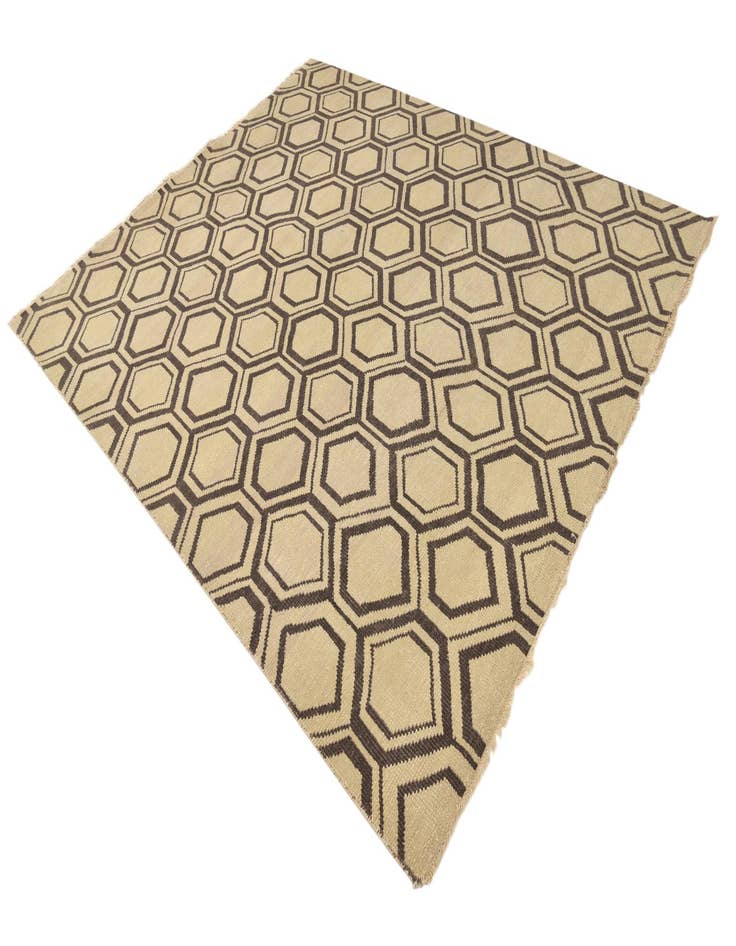 Detail image of  8' 1 x 10'  Hand Knotted Luna Wool Rug