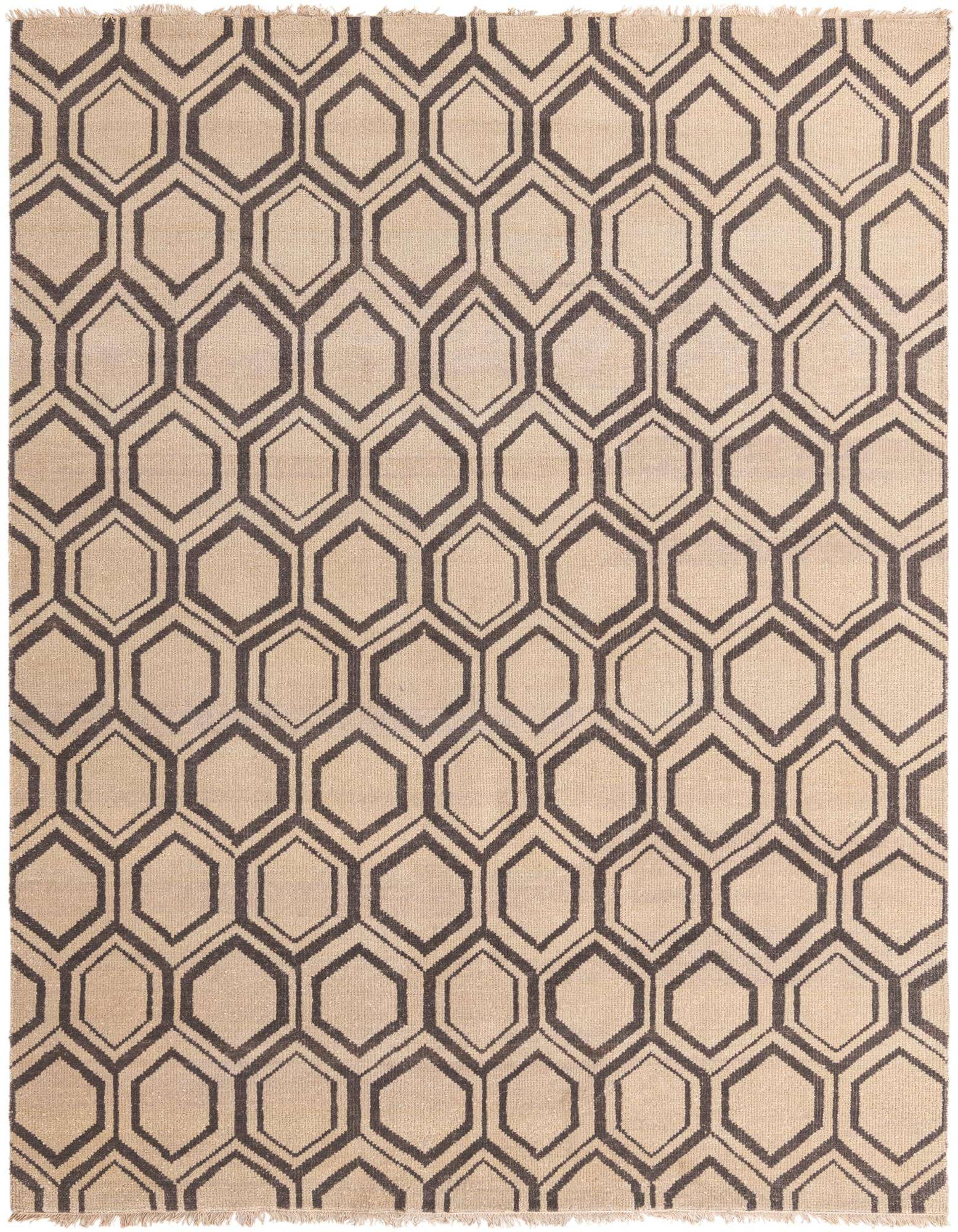 Primary image  8' 1 x 10'  Hand Knotted Luna Wool Rug