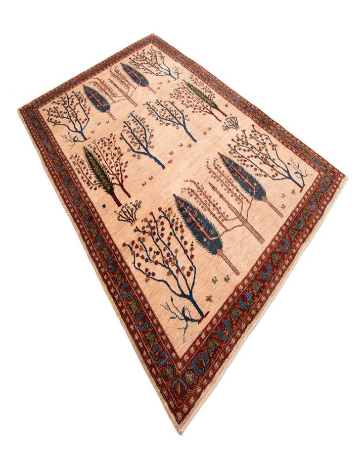 Detail image of  6' 10 x 9' 11 Luribaft Wool Rug