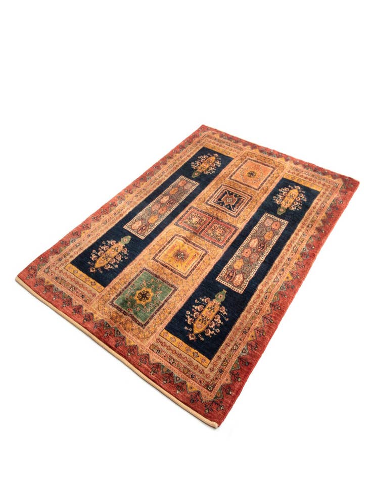 Detail image of  4' 11 x 6' 11 Luribaft Wool Rug