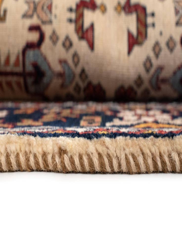 Detail image of  5' 3 x 7' 5  Hand Knotted Luribaft Persian Rug