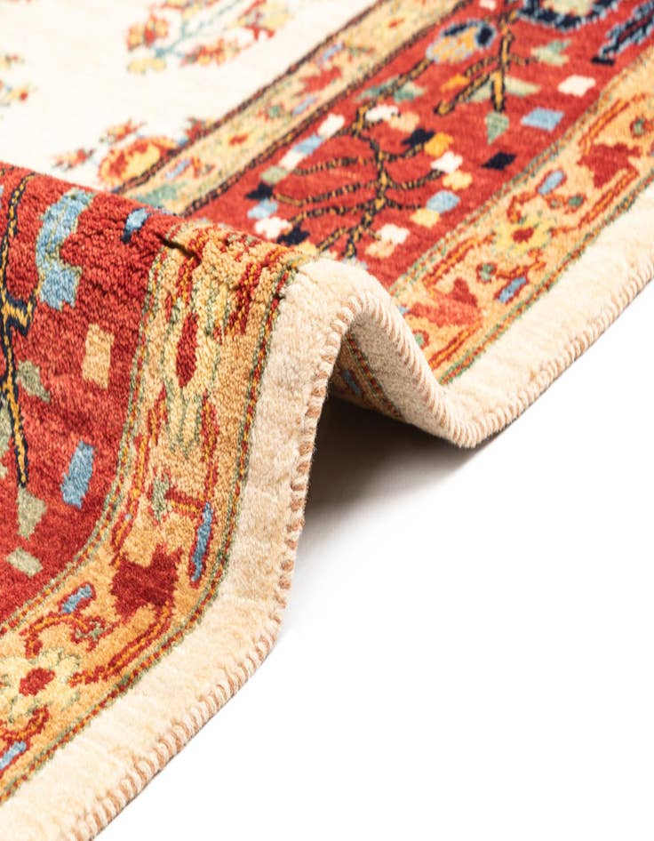 Detail image of  8' x 10'  Hand Knotted Luribaft Rug