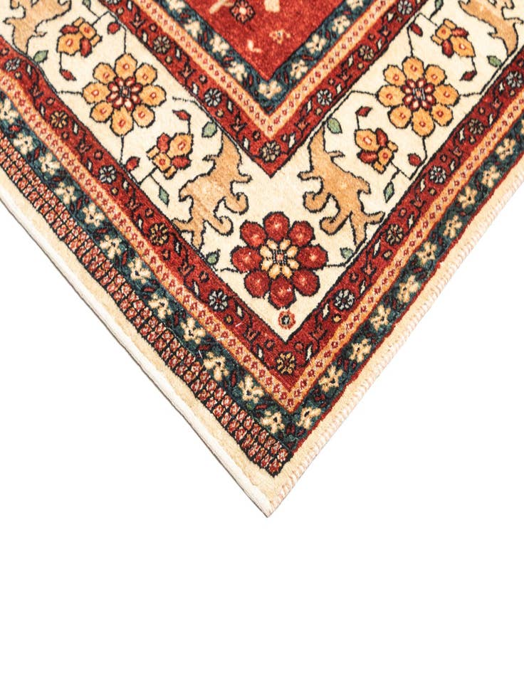 Detail image of  8' 2 x 11' 4  Hand Knotted Luribaft Rug