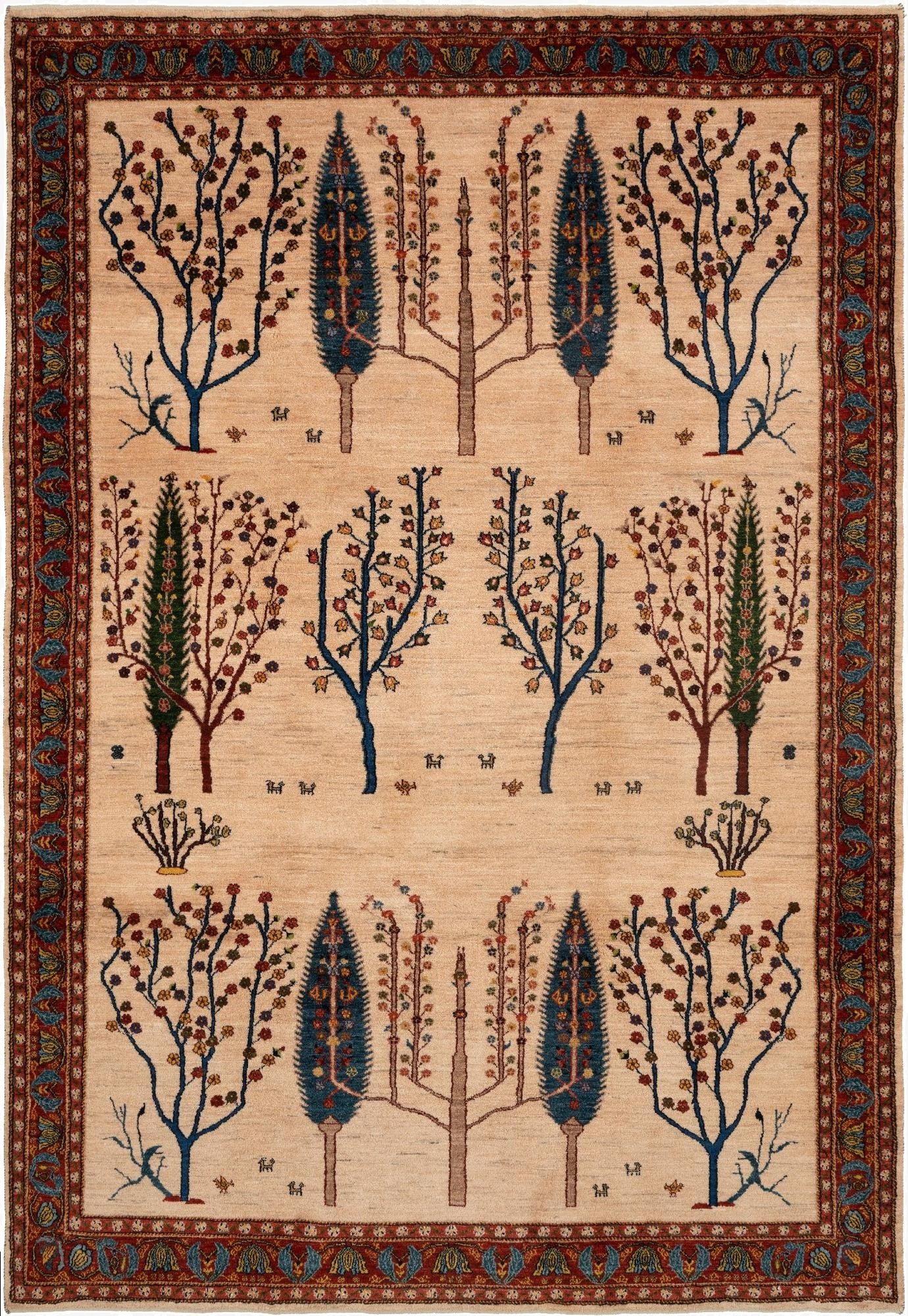 6' 10 x 9' 11 Luribaft Wool Rug