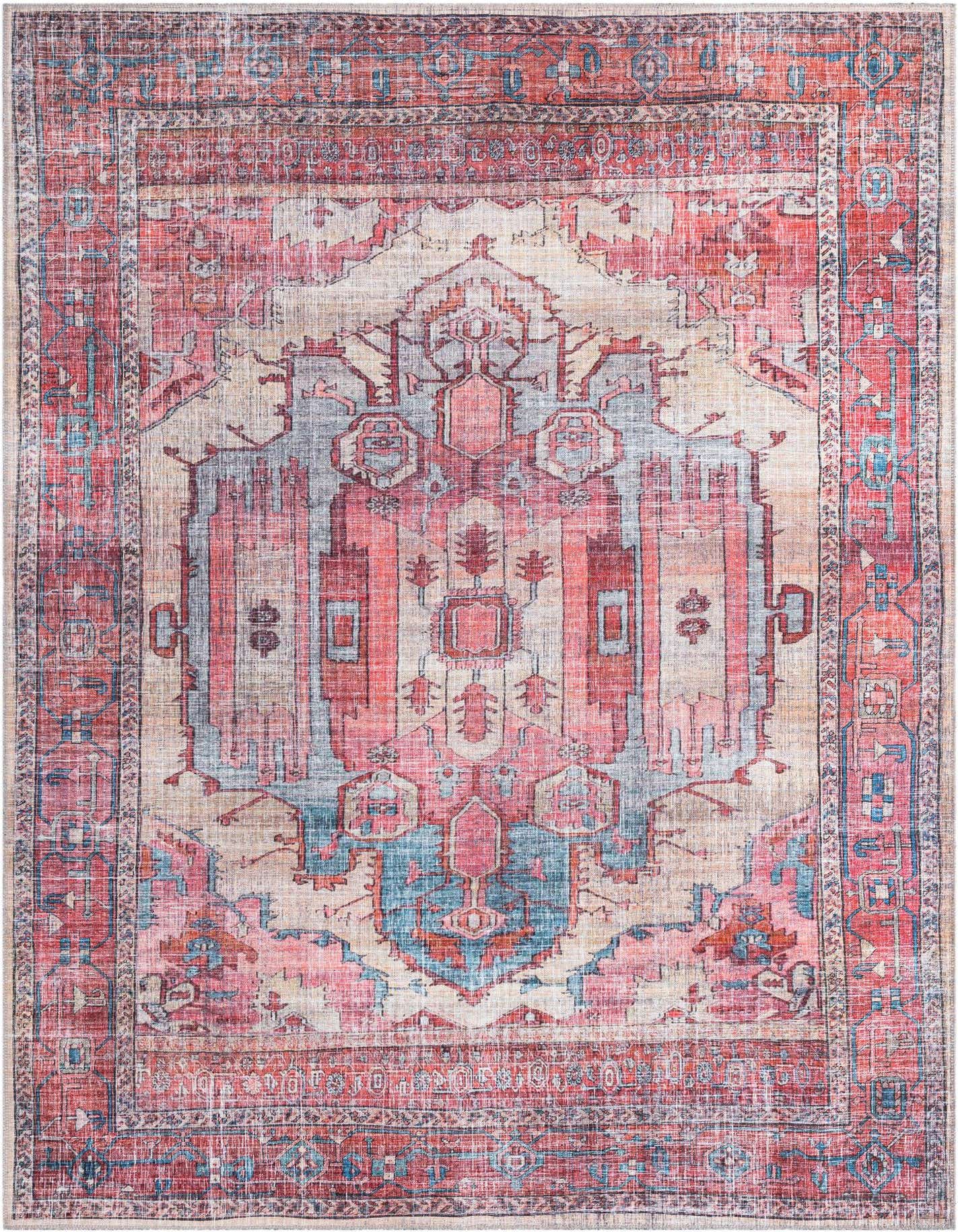 Primary image  7' 3 x 10'  Washable Maahru Rug