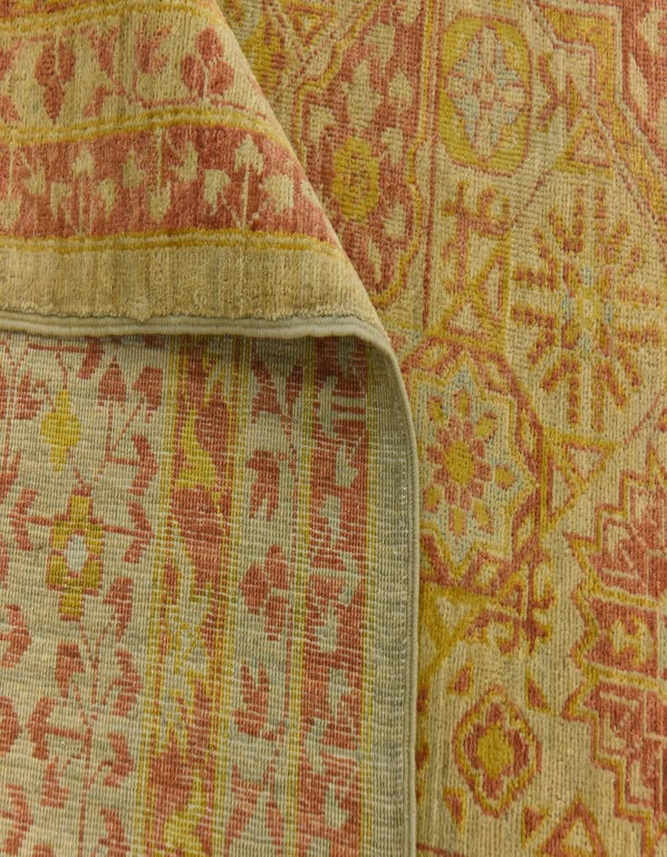 Detail image of  8' 8 x 13'  Hand Knotted Mamluk Ziegler Oriental Rug