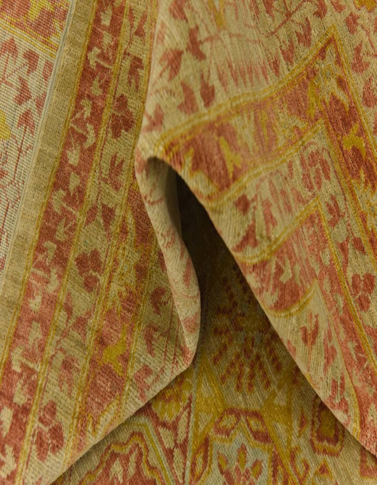 Detail image of  8' 8 x 13'  Hand Knotted Mamluk Ziegler Oriental Rug