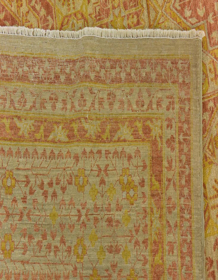 Detail image of  8' 8 x 13'  Hand Knotted Mamluk Ziegler Oriental Rug