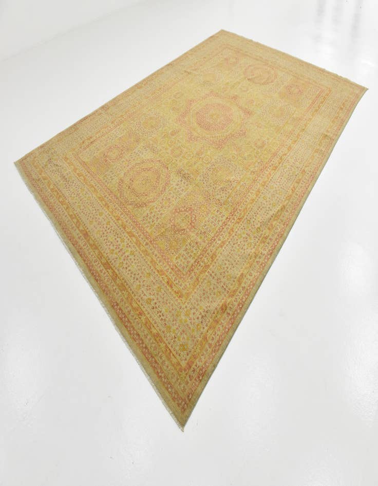 Detail image of  8' 8 x 13'  Hand Knotted Mamluk Ziegler Oriental Rug