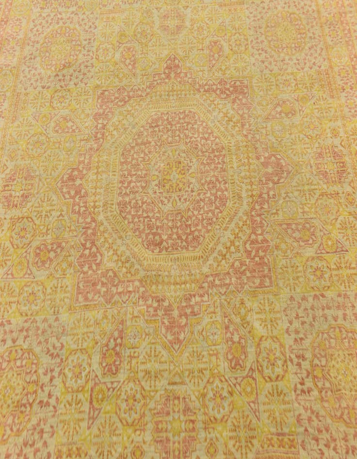 Detail image of  8' 8 x 13'  Hand Knotted Mamluk Ziegler Oriental Rug