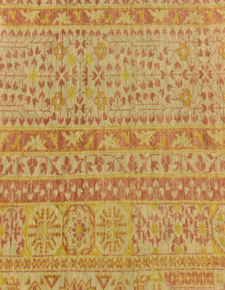 Detail image of  8' 8 x 13'  Hand Knotted Mamluk Ziegler Oriental Rug