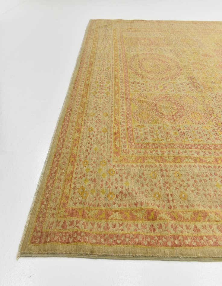 Detail image of  8' 8 x 13'  Hand Knotted Mamluk Ziegler Oriental Rug