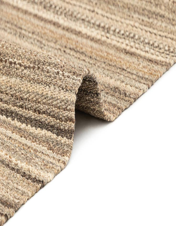 Detail image of  9' x 11' 11  Hand Knotted Marok Kilim Rug