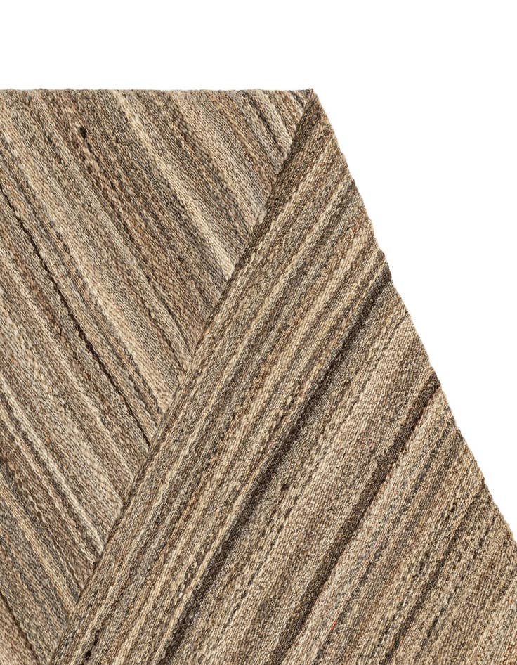 Detail image of  9' x 11' 11  Hand Knotted Marok Kilim Rug