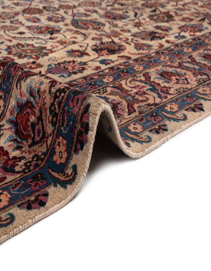 Detail image of  8' x 11' Mashad Wool Rug