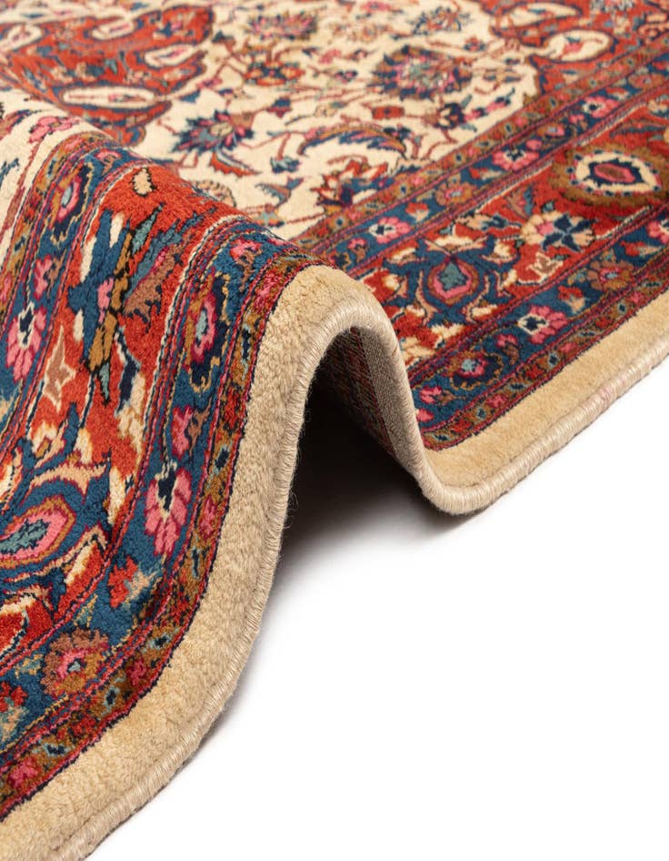 Detail image of  6' 8 x 9' 8 Mashad Wool Rug