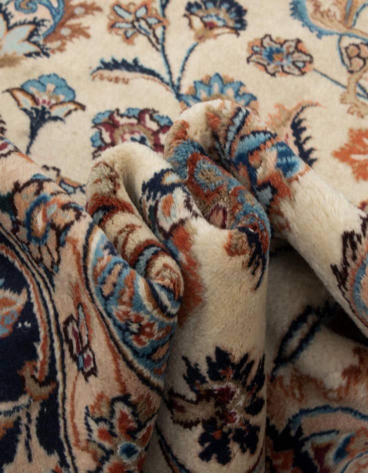 Detail image of  9' 10 x 12' 8  Hand Knotted Mashad Persian Wool Rug