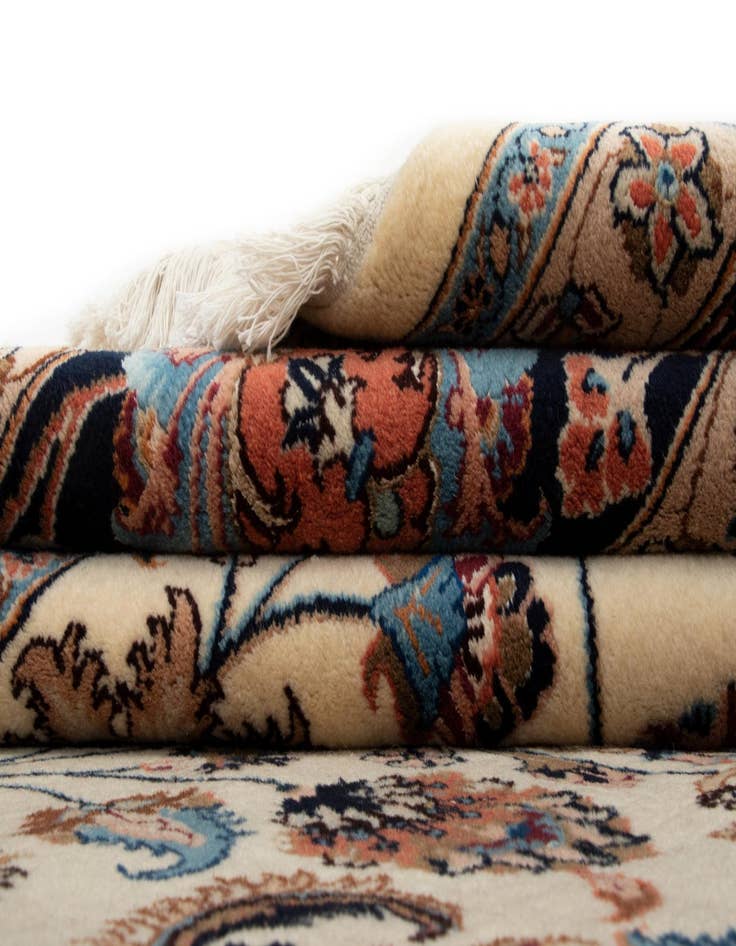 Detail image of  9' 10 x 12' 8  Hand Knotted Mashad Persian Wool Rug