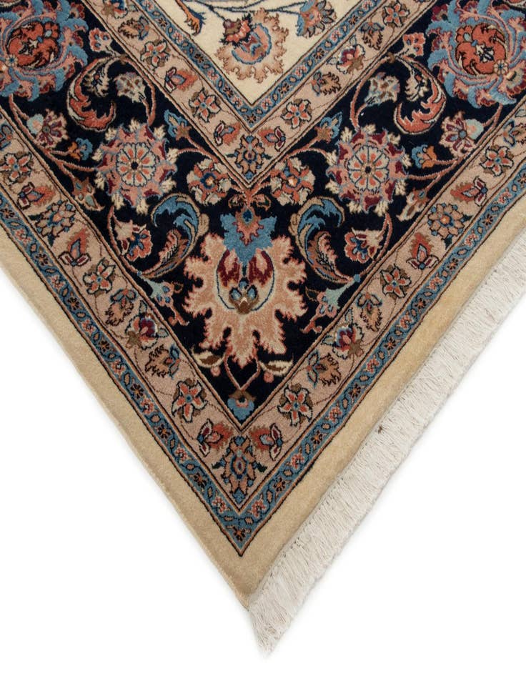 Detail image of  9' 10 x 12' 8  Hand Knotted Mashad Persian Wool Rug