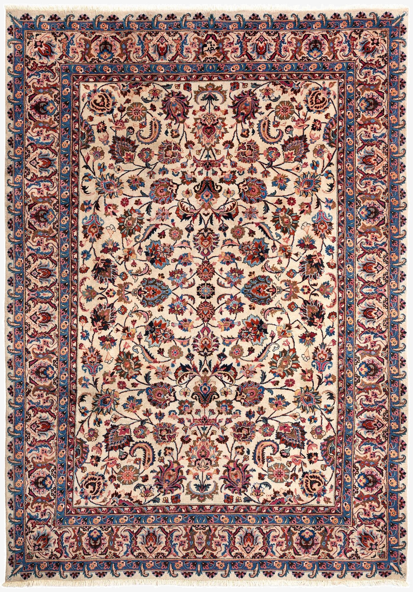  8' x 11' Mashad Wool Rug