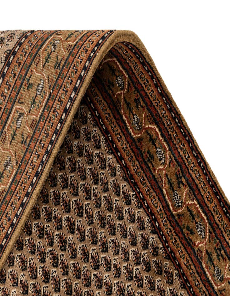 Detail image of  3' 2 x 5' 3  Hand Knotted Mir Wool Rug