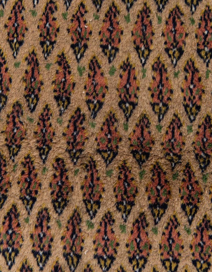 Detail image of  3' 1 x 5' 4  Hand Knotted Mir Wool Rug