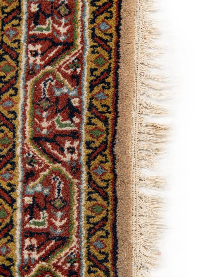 Detail image of  3' 1 x 5' 4  Hand Knotted Mir Wool Rug