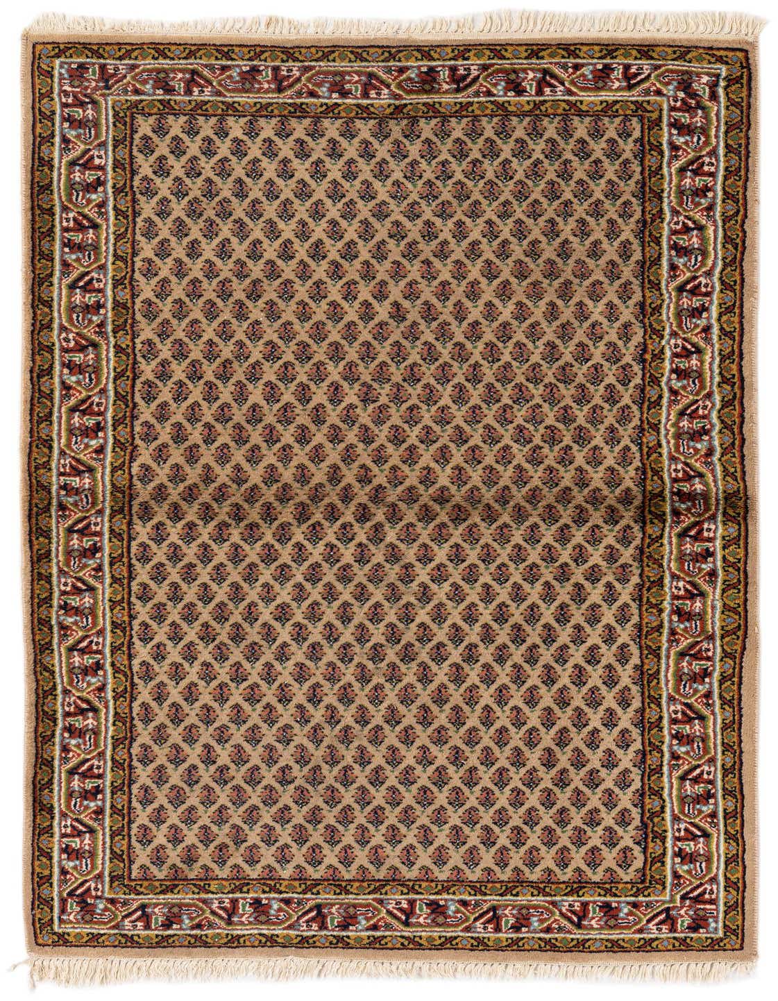 Primary image  3' 1 x 5' 4  Hand Knotted Mir Wool Rug