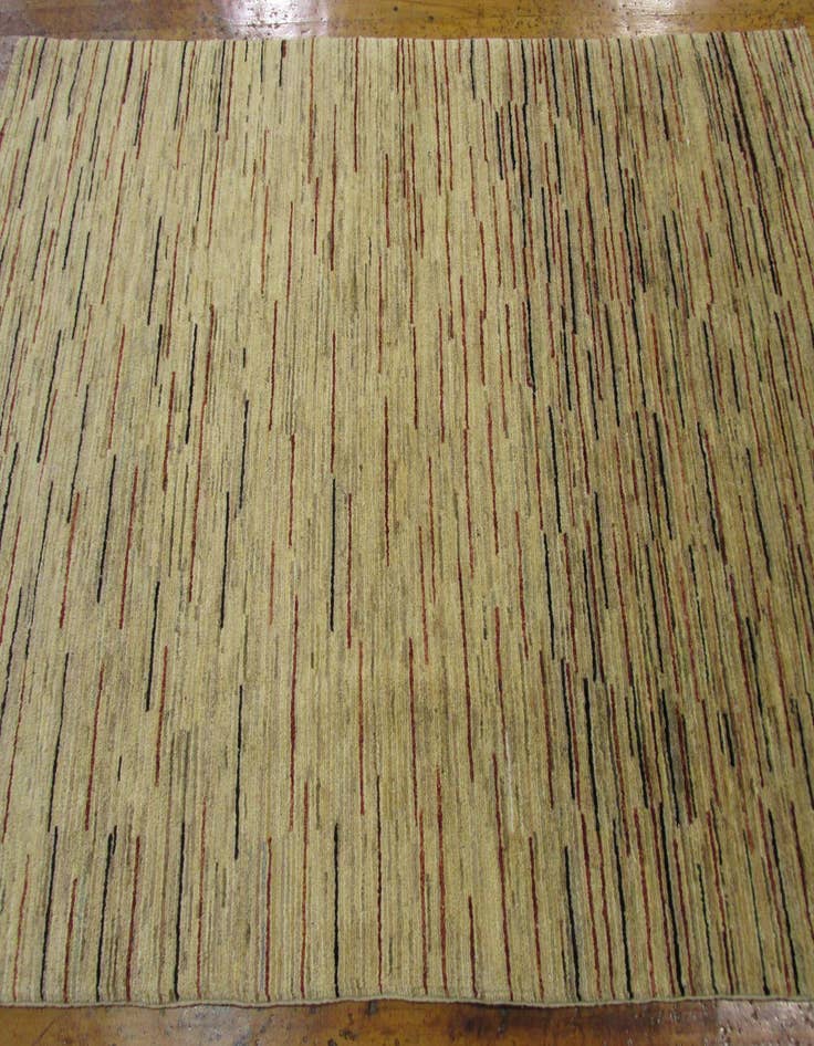 Detail image of  3' 7 x 6'  Hand Knotted Modern Ziegler Oriental Rug