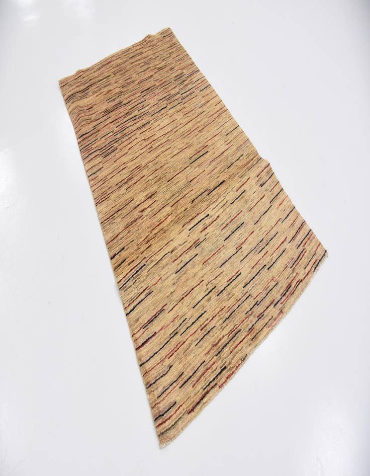 Detail image of  3' 7 x 6'  Hand Knotted Modern Ziegler Oriental Rug