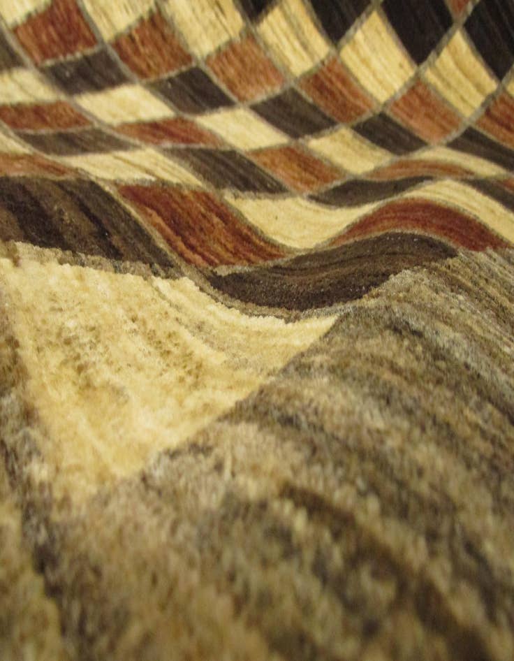 Detail image of  4' 7 x 6' 8  Hand Knotted Modern Ziegler Oriental Rug