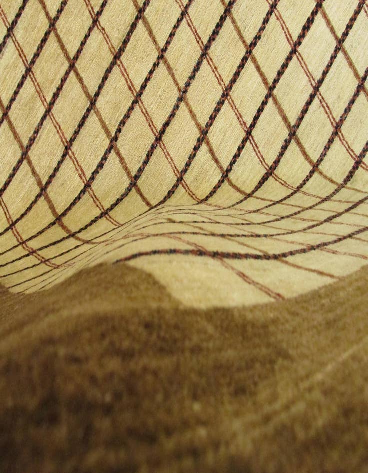 Detail image of  5' 7 x 8' 2  Hand Knotted Modern Ziegler Oriental Rug