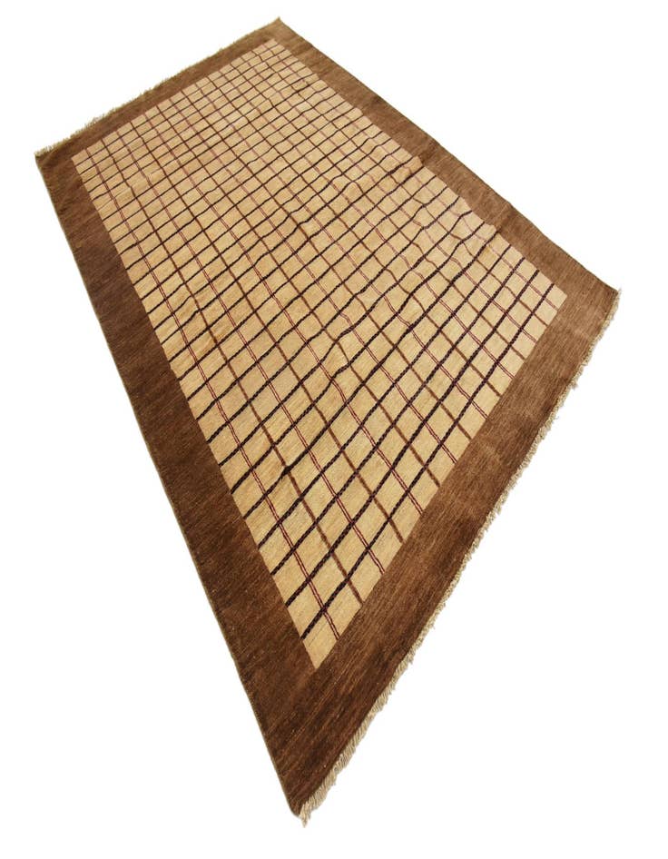 Detail image of  5' 7 x 8' 2  Hand Knotted Modern Ziegler Oriental Rug