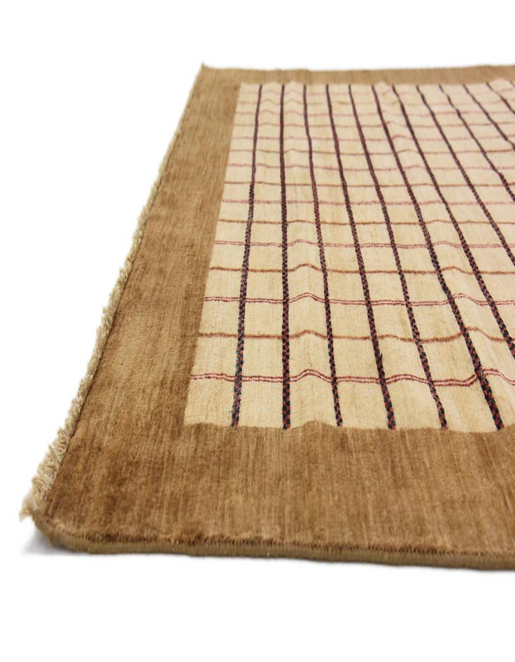 Detail image of  5' 7 x 8' 2  Hand Knotted Modern Ziegler Oriental Rug