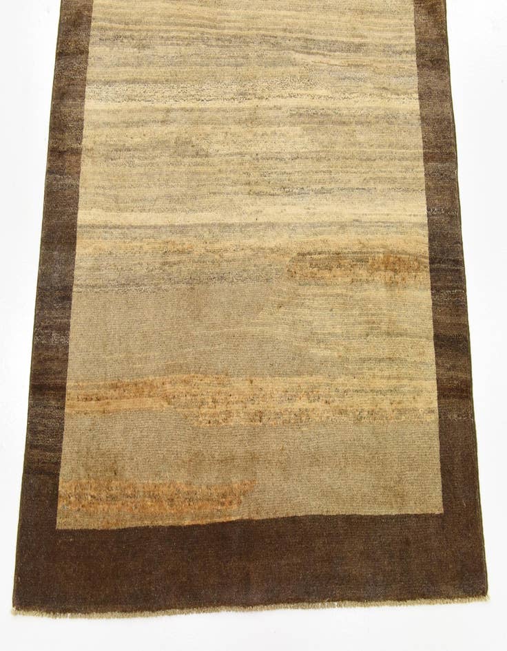 Detail image of  4' x 5' 8  Hand Knotted Modern Ziegler Oriental Rug