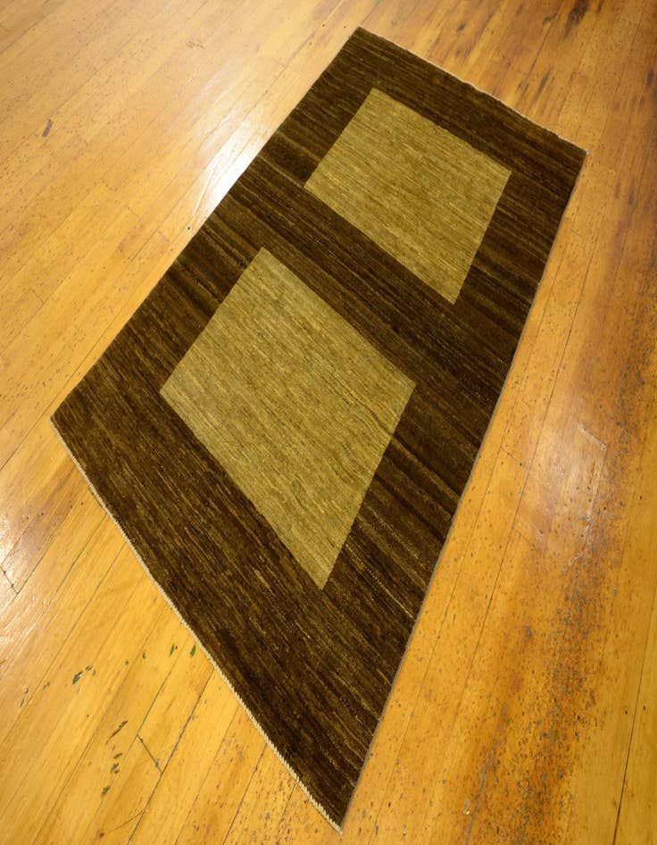 Detail image of  3' 10 x 5' 9  Hand Knotted Modern Ziegler Oriental Rug