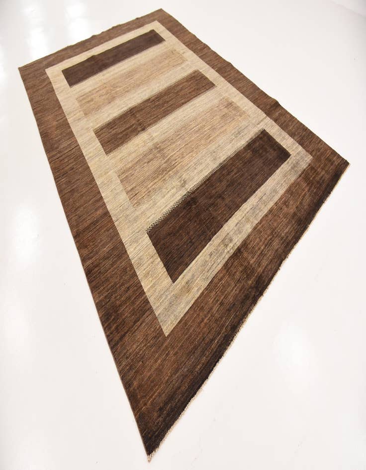 Detail image of  6' 10 x 9' 7  Hand Knotted Modern Ziegler Rug