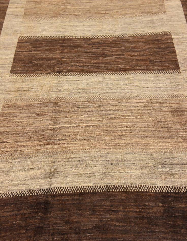 Detail image of  6' 10 x 9' 7  Hand Knotted Modern Ziegler Rug