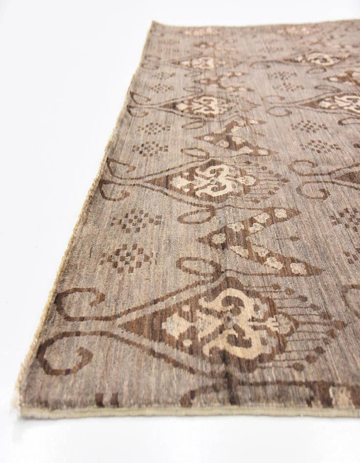 Detail image of  6' 8 x 9' 7  Hand Knotted Modern Ziegler Rug