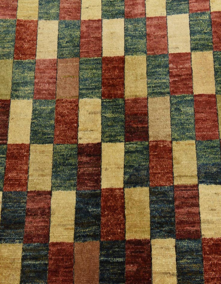 Detail image of  3' 10 x 6'  Hand Knotted Modern Ziegler Oriental Rug