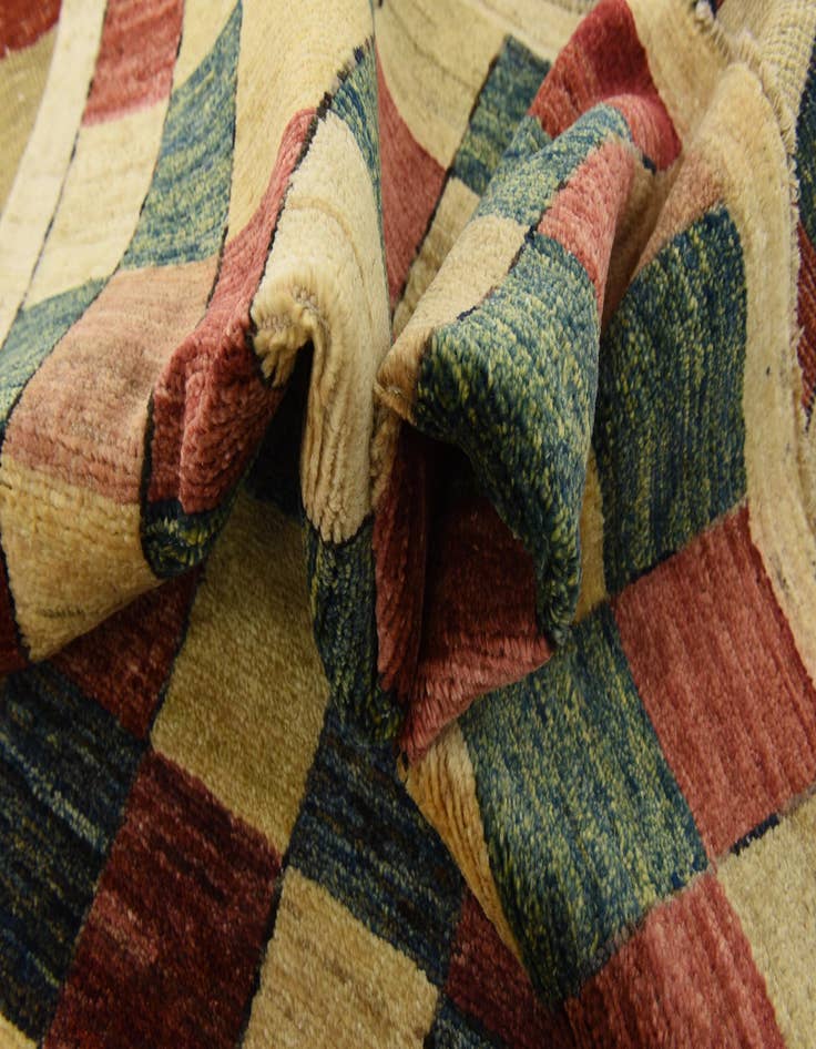 Detail image of  3' 10 x 6'  Hand Knotted Modern Ziegler Oriental Rug