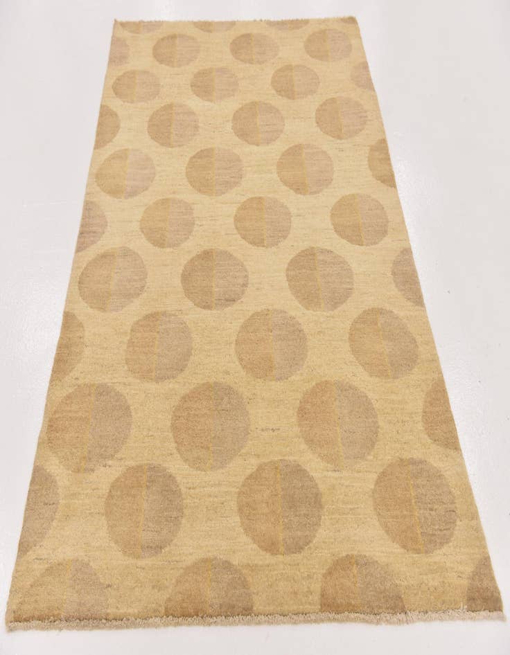 Detail image of  4' 1 x 6' 2  Hand Knotted Modern Ziegler Wool Rug