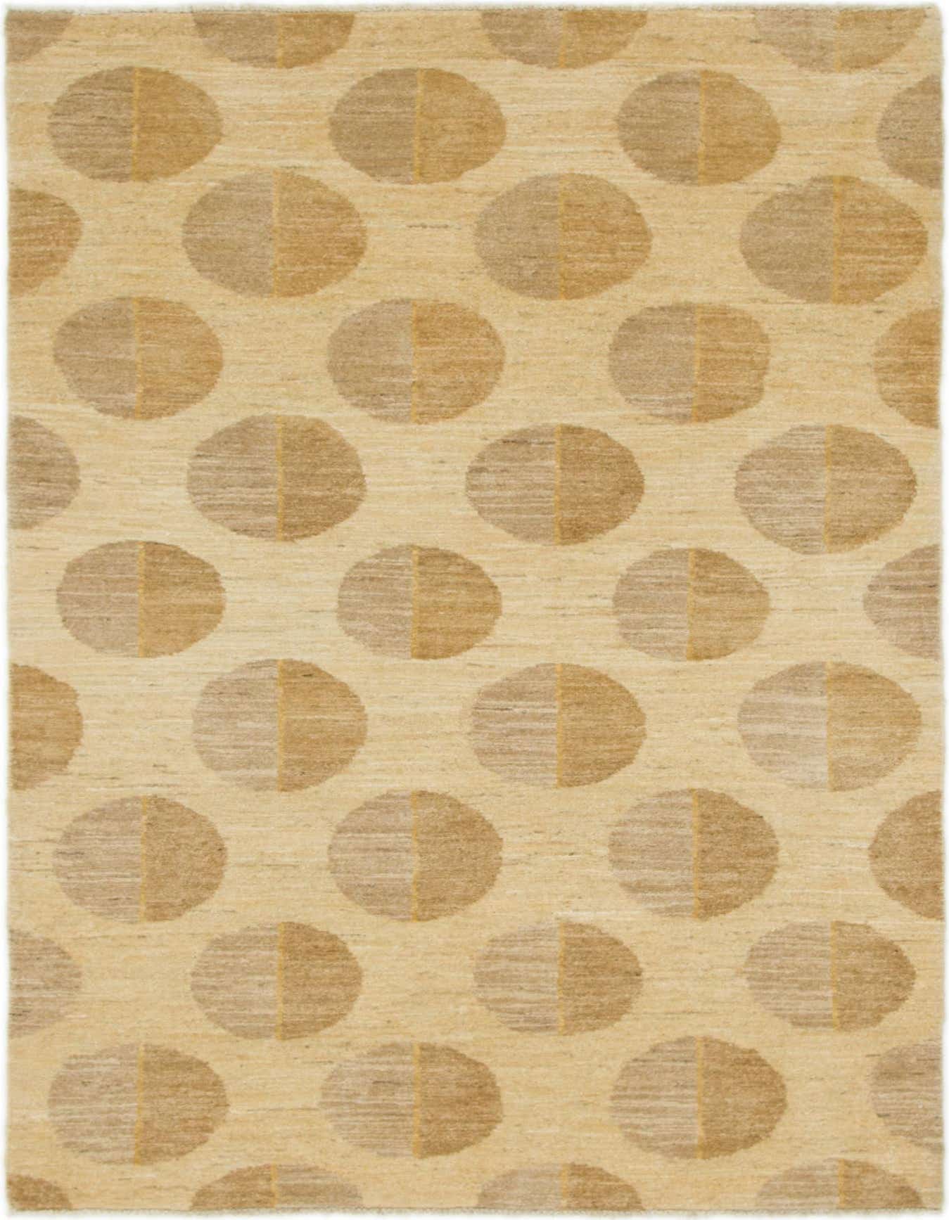 Primary image  4' 1 x 6' 2  Hand Knotted Modern Ziegler Wool Rug